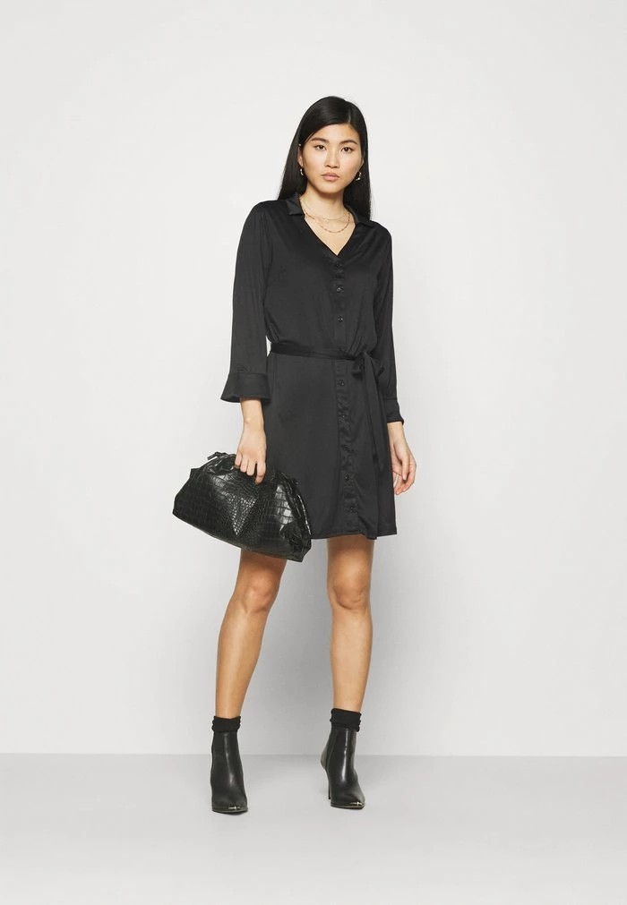 Peignoir ANNA FIELD Anna Field Shirt Dress Noir Femme | VBR-9746056